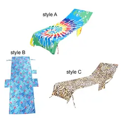 Impermeável Lounge Chair Cover com bolsos, Proteção Durável, Mobiliário Cobre para Parque Pátio, Acessórios para piquenique