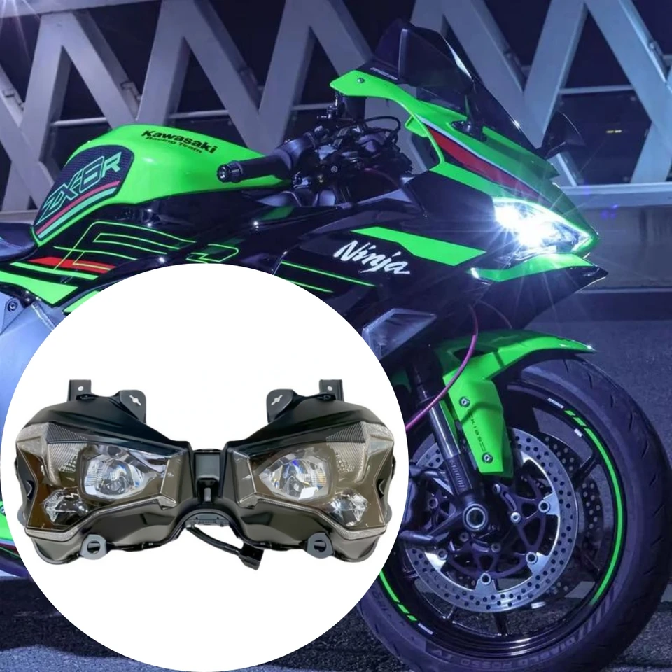 Fit For 2024 - 2026 KAWASAKI ZX-6R ZX6R Headlight Motorcycle Front