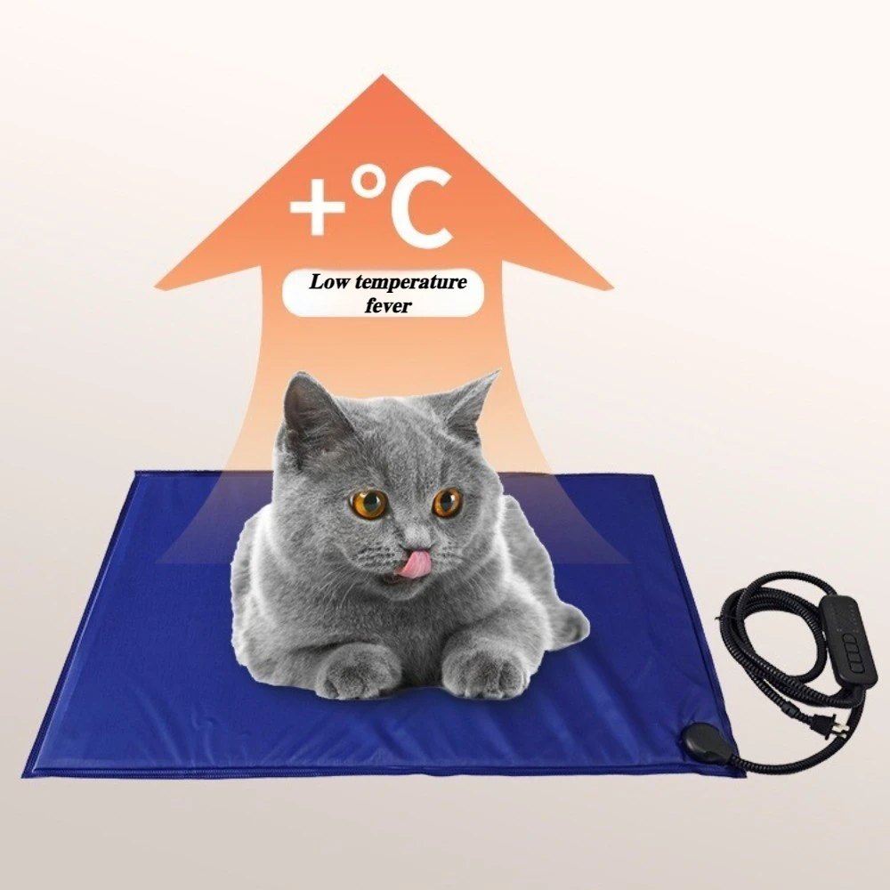 Pet PVC Heating Blanket 25°C-45°C Waterproof Cats and Dogs Heating Pad Auto Shutdown Bite Proof Dog Supplies Products