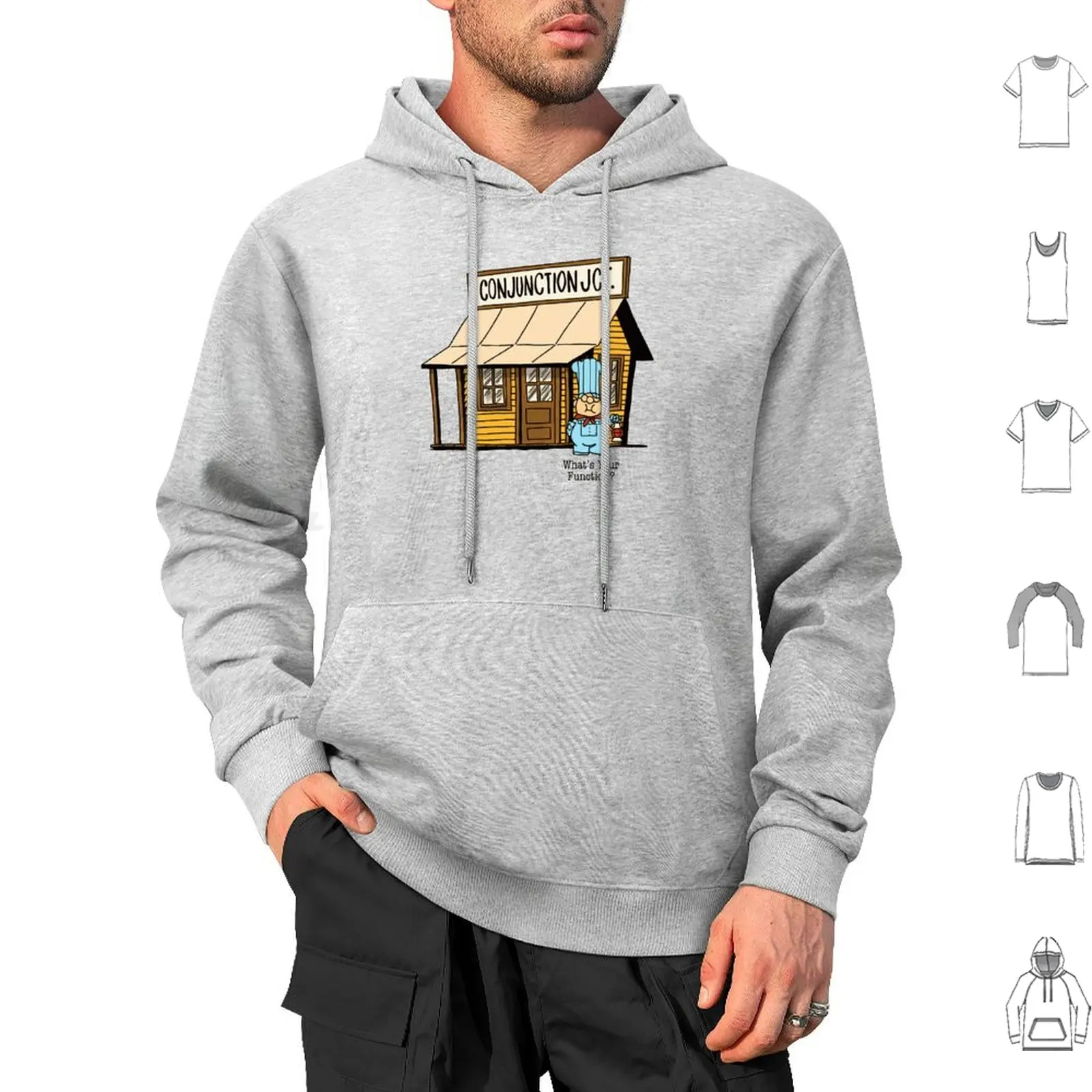 

Conjunction Junction Hoodie cotton Long Sleeve Schoolhouse Saturday Morning Cartoons Cartoon Cartoons Animation