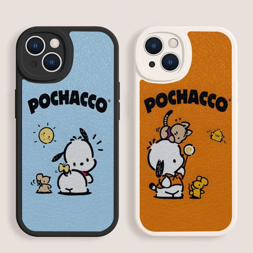 Pacha dog Phone Case Phone Case Lambskin For Iphone 14 Pro Max 11 13 12 Mini X Xr Xs 8 6 7 Puls Se Luxury Mobile Cover