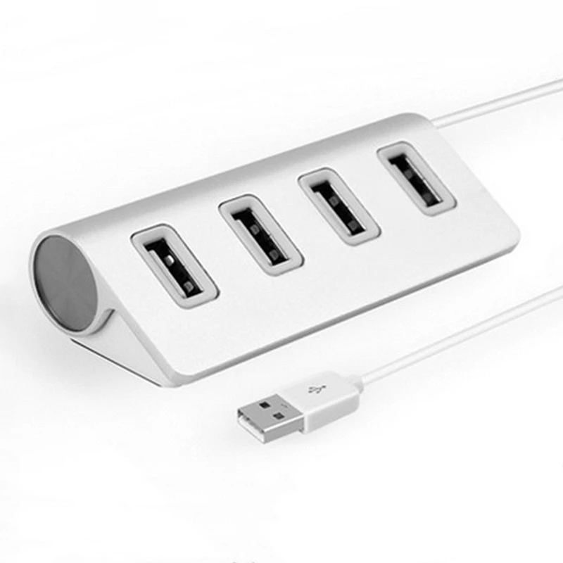 Mini 4 Port USB 2.0 Hub Splitter USB HUB Splitter For Laptop Desktop PC Computer