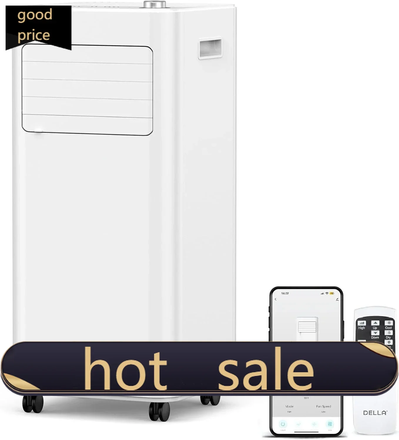 

BestsellerBestseller10000 BTU Cools Up To 250 Sq.Ft, Portable Air Conditioner with Heat Pump, Smart WiFi Enabled, Work with Alex