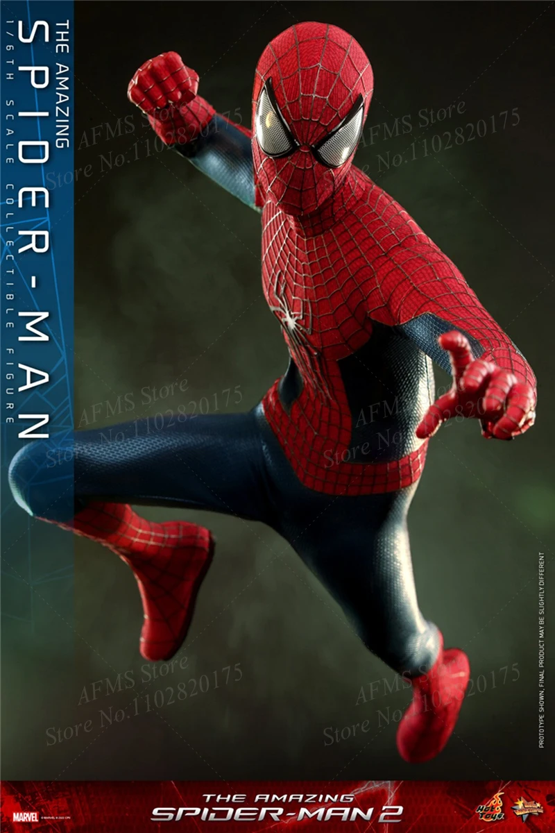 Hot Toys MMS658 Sammlerfigur im Maßstab 1:6, The Amazing Spider-Man Garfield, 12 Zoll, Herren-Soldat, Actionfigur, Modellspielzeug