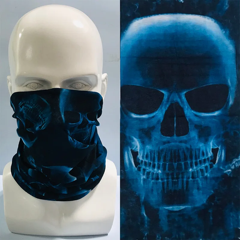 

Outdoor Motorcycle Skull Pirate Cosplay Mask Breathable Bike Fish Scarf Mask Christmas Gift Bandana Motor Bike Sport Scarf Neck