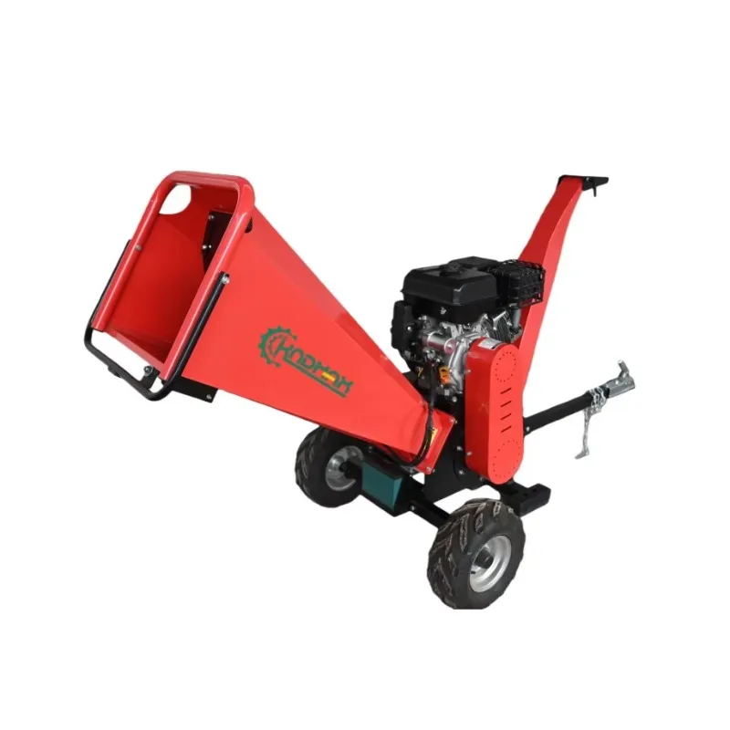 15HP  Powered Wood Branch Logger Shredder Wood Chipping Machine Portable Wood Shredder