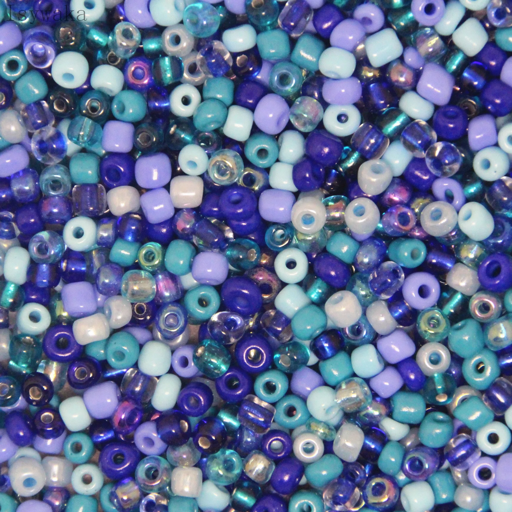 4mm 100pcs Blue multicolor Czech Glass Seed Spacer Beads Austria Crystal Round Beads For Kids Jewelry DIY Making Accessorie