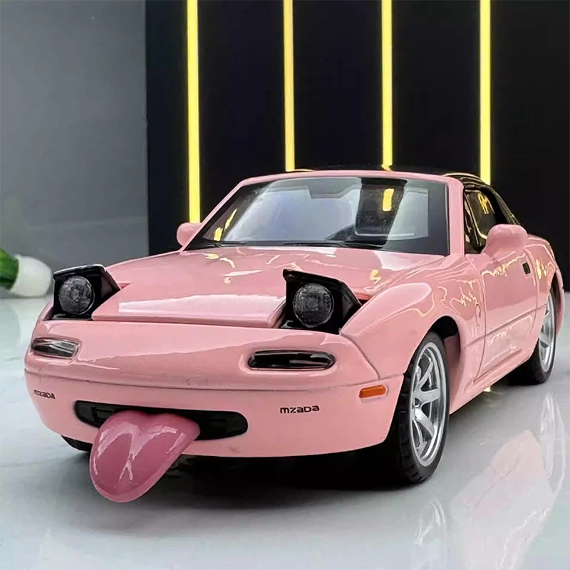 Open Cars 1:32 Alloy Diecast  Simulation Exquisite Model Toys Cute Appearance Sound Light Boy girl toys birthday Gifts