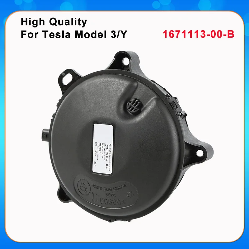Neuer Fußgängerwarnlautsprecher, Hupe, Summer für Tesla Model 3 Model Y, Beacon-Horn, lauter Ton, 1671113-00-A, 1671113-00-B, Ersatz – Detail 1