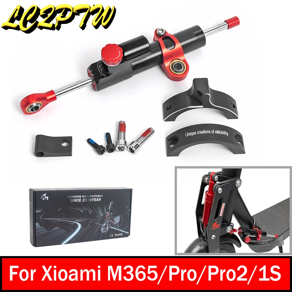 Monorim Universal Electric scooter Adjustable Steering Damper Stabilizer Damper Kit For Xiaomi M365/1S/Pro/Pro2 Mi3 Parts