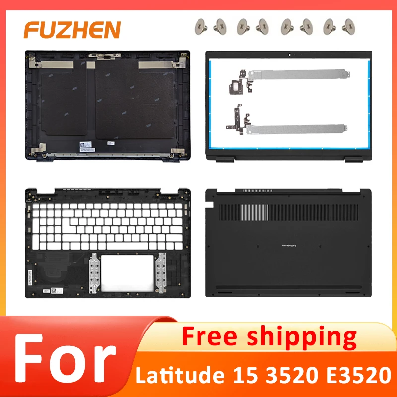 

Новые чехлы для Latitude 3520 E3520, задняя крышка экрана, передняя рамка, верхняя крышка, нижняя часть корпуса, шарнирная клавиатура 017XCF 0H5YMR