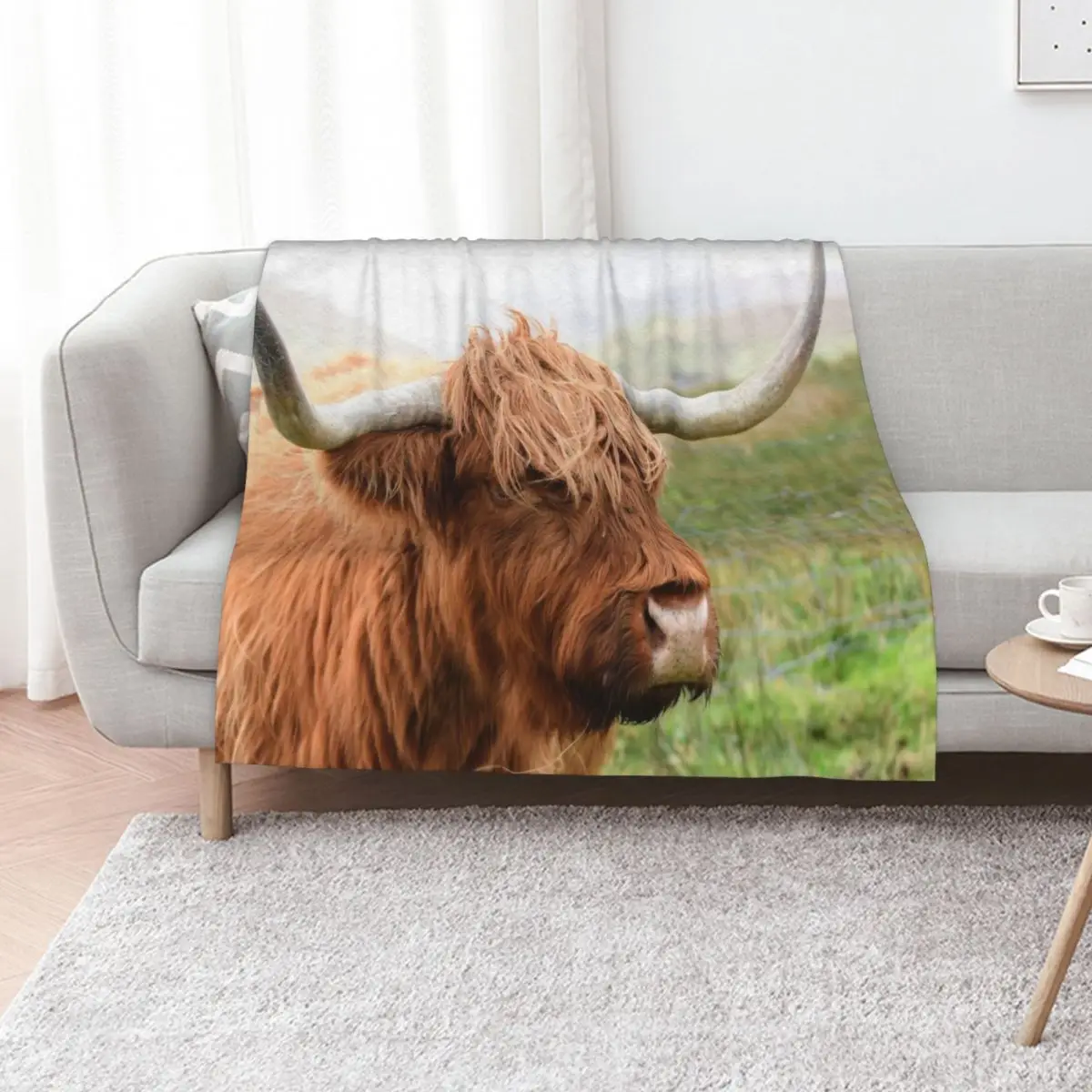 My, what big horns you have Throw Blanket Luxury Designer Kid'S Custom Tourist heavy to sleep Plush Blankets