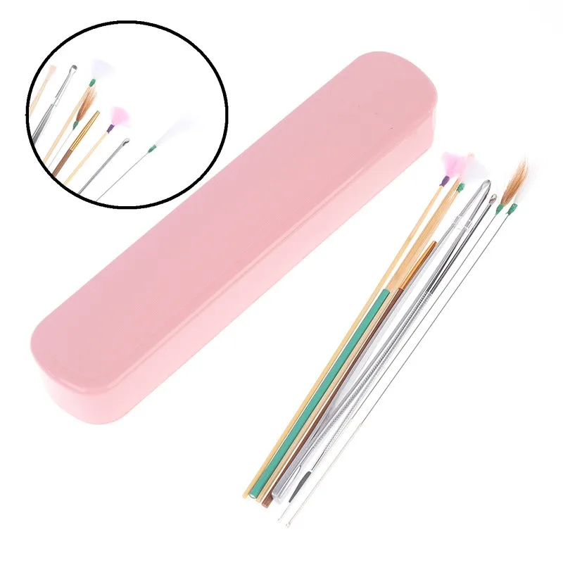 8pcs Ear Wax Pickers Set Ears Cleaner Spoon Waxx Remover Removal Cleaning Tool Healthy Care Tools