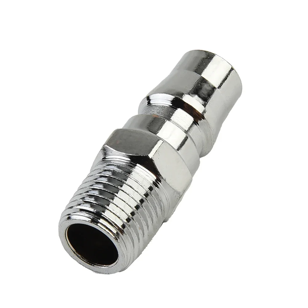 1 2Pcs Male Coupling Air Fitting With 1 4       Male Thread Quick Connector Coupler For Air Compressor Pneumatic Fitting