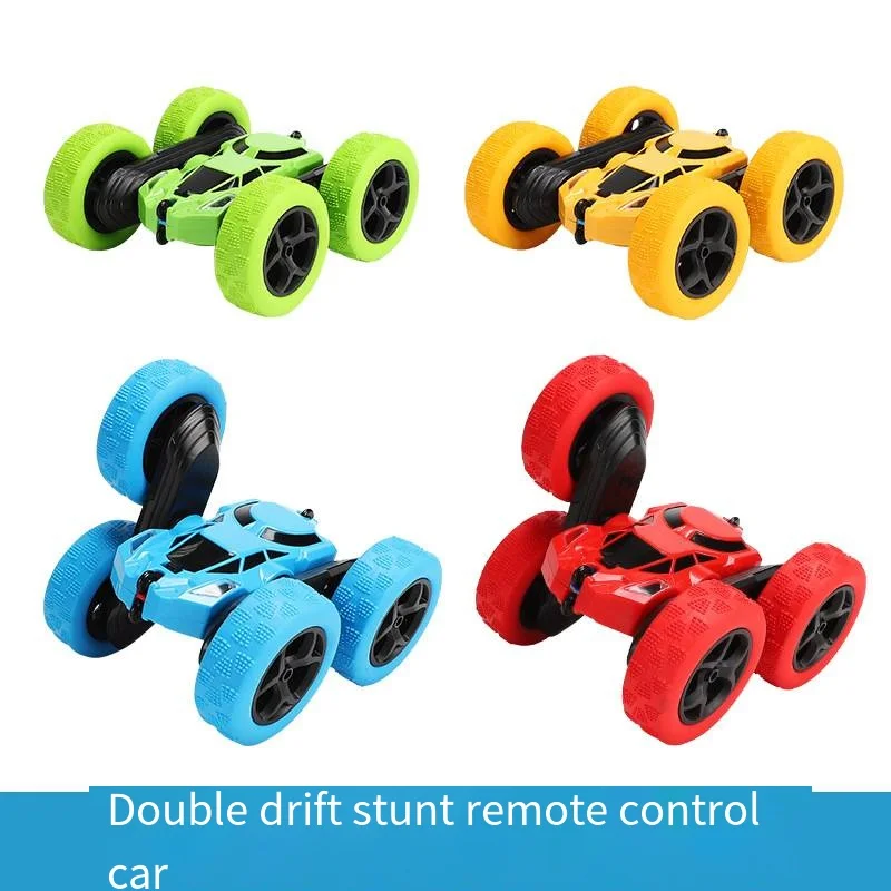 Remote Control Toy Car Double-Sided Stunt Car RC Dump Car Children's Remote Control Drift Off-Road Vehicle 2.4G Rechargeable