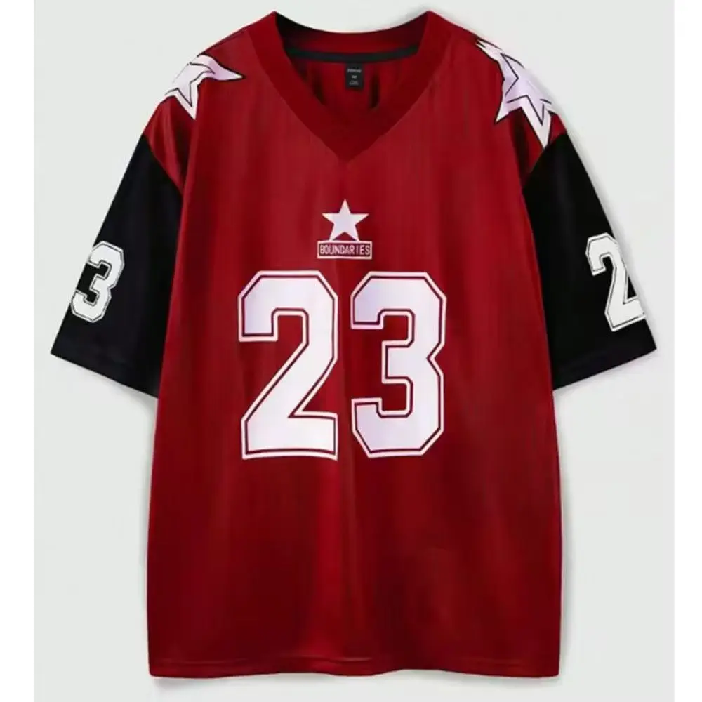 2025 Summer New Woman 23 T-shirt Women Sports Leisure T-shirt Quick Drying Oversized T Shirt Women Short Sleeve Football Tops