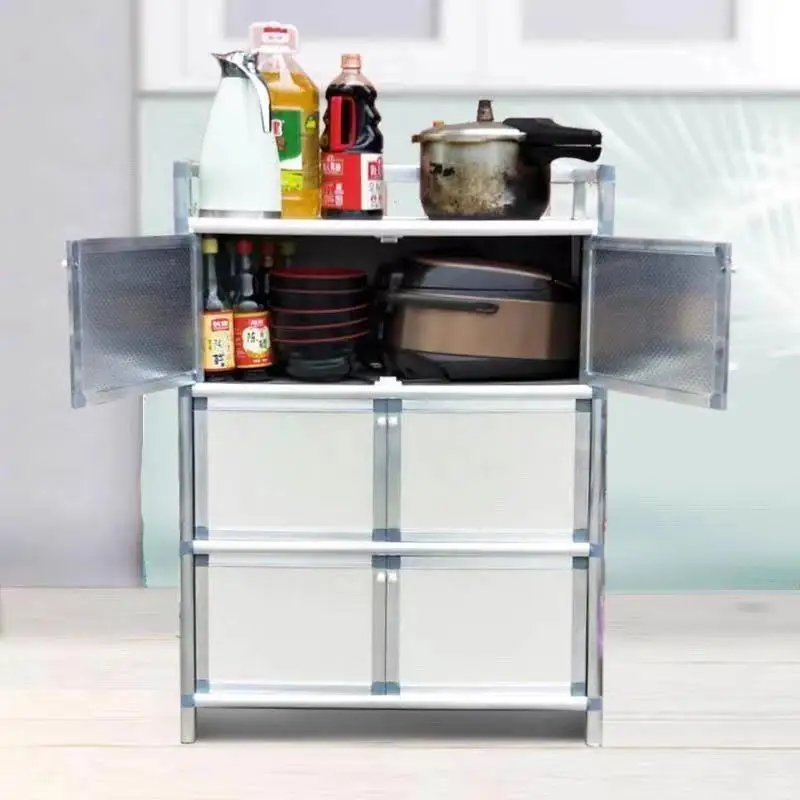 

Алюминиевый сплав, простая сборка, боковой шкаф, кухонный шкаф для печи, шкаф для хранения в гостиной, балконный шкафчик, шкафчик