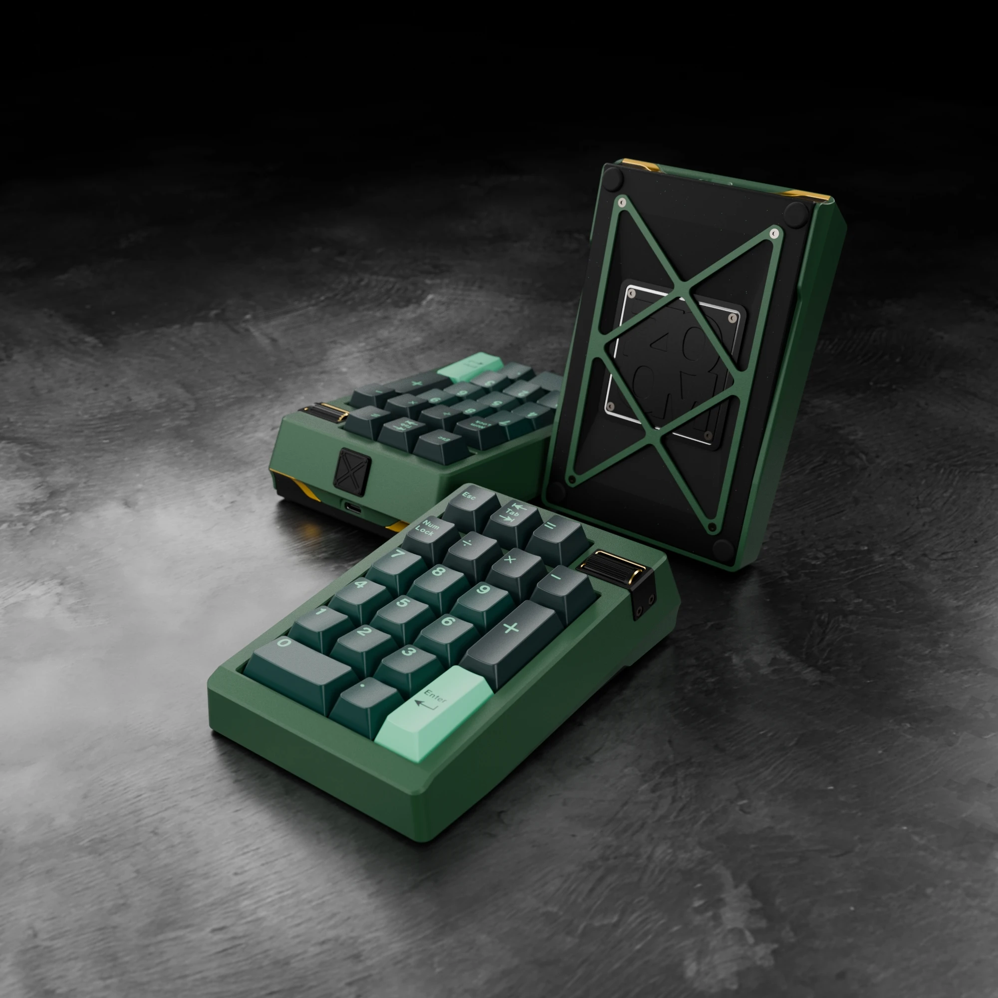 

Meletrix ZOOM PAD TIGA Numeric Keypad Kit Tri-mode Hot-Swap VIA RGB with Roller Aluminum Custom Office Mechanical Keyboard Gift
