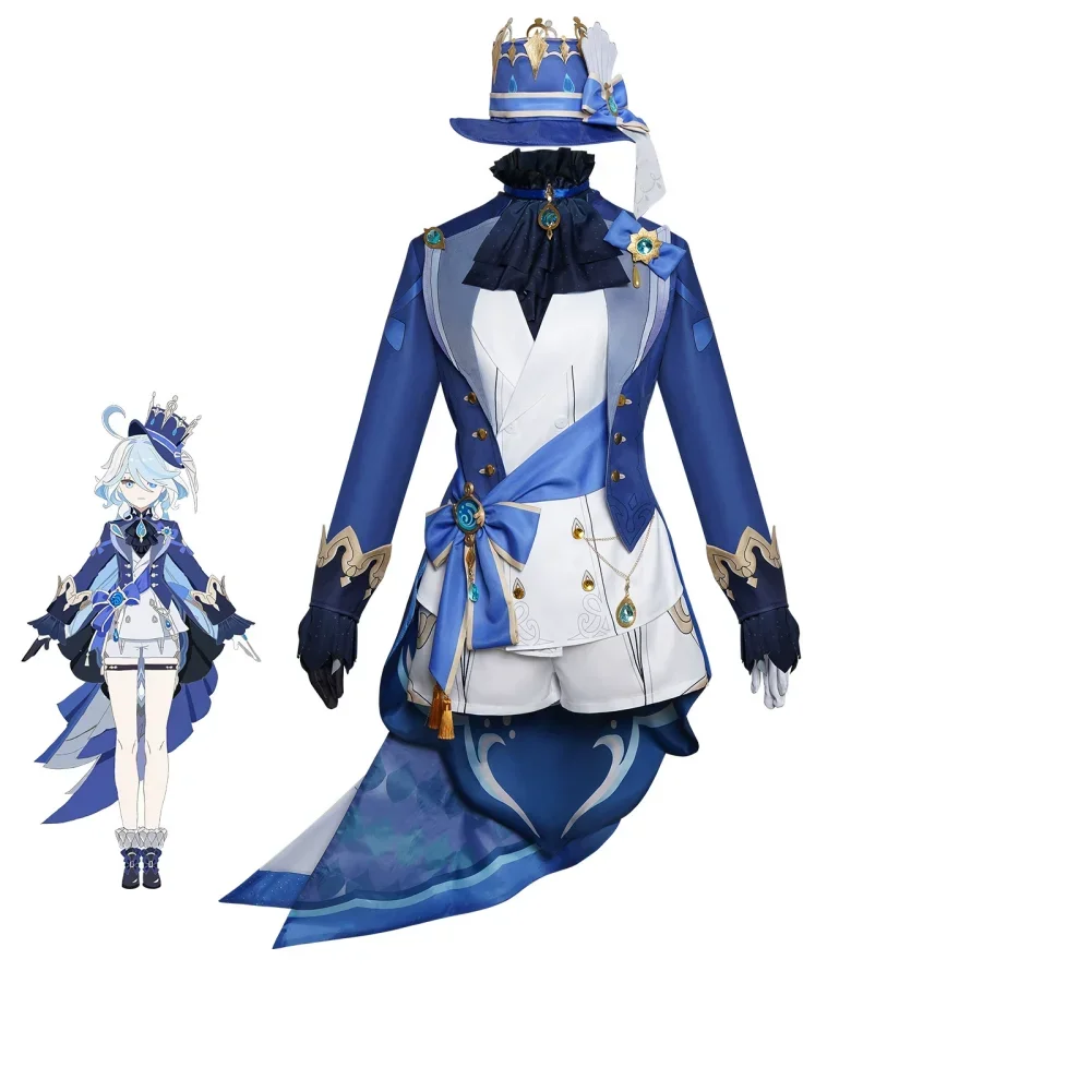 

Genshin Impact Funina plays Fengdan, Heishui, Shenhuang Costume, Fuclos cosplay Costume, Animation Performance Costume