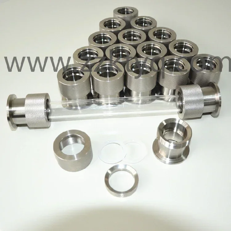 Joint de tuyau à Quartz en acier inoxydable KF16 KF25, raccord de bride