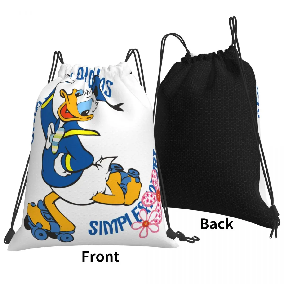 Sac à dos de voyage Donald Duck avec logo personnalisé, sac à bandoulière de proximité, sac de rangement pour étudiant, sac d'école ꦫ