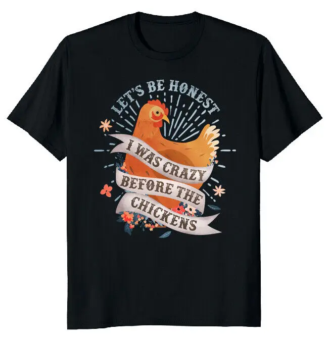 Crazy Before The Chickens Essential T-Shirt Fast ShippingAnime Pattern Summer Clothing