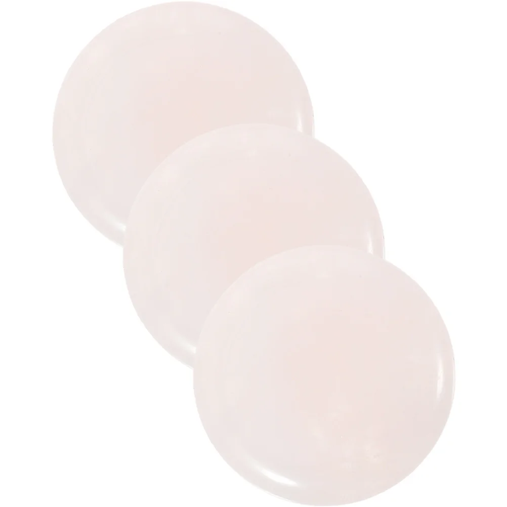 3 個まつげエクステンション翡翠パレットラウンドラッシュホルダーストーン接着剤収納用美容サロンツールまつげアクセサリー