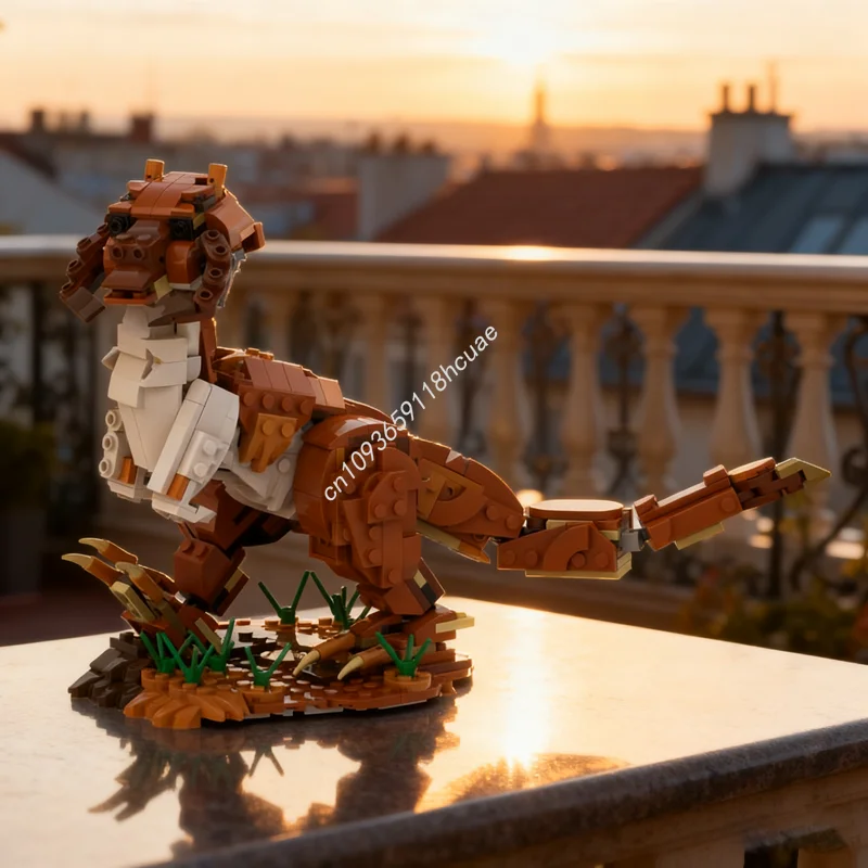 

499 шт. MOC, летняя боевая модель Tauntaun Star, строительные блоки, игрушка, конструкция, сборка, идея «сделай сам», Рождественский подарок, кирпич, день рождения