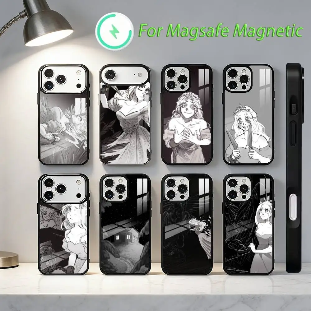 

S-Slay The Princess Phone Case For iPhone 17,16,15,14,13,12,11,Plus,Pro,Max Magsafe Magnetic Wireless Charging