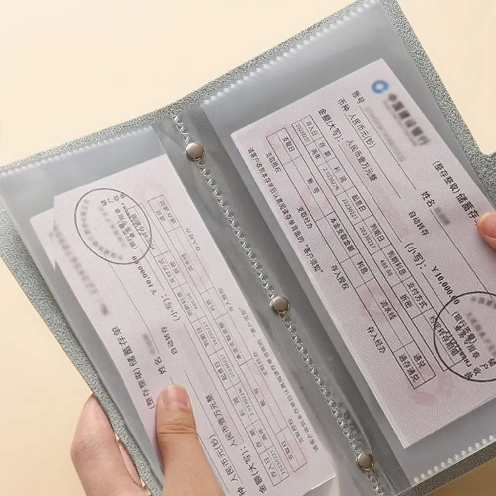 Fun Money Savings Challenge Binder PU Easy Savings Challenges Book Solid Color Leather Cash Budget Notebook Money Notebook