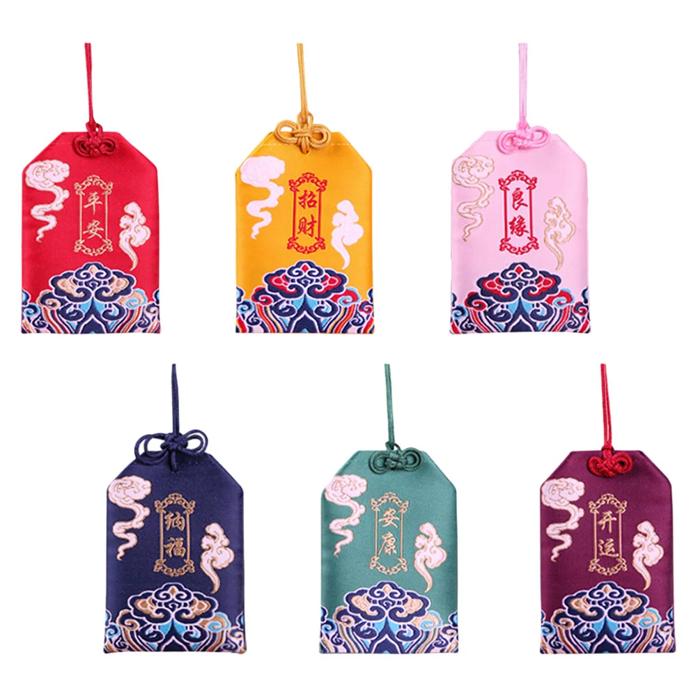 Blessing Bag Amulet Amulets Japanese Bags Style Fortune Decoration Japaneses Omamori Delicate