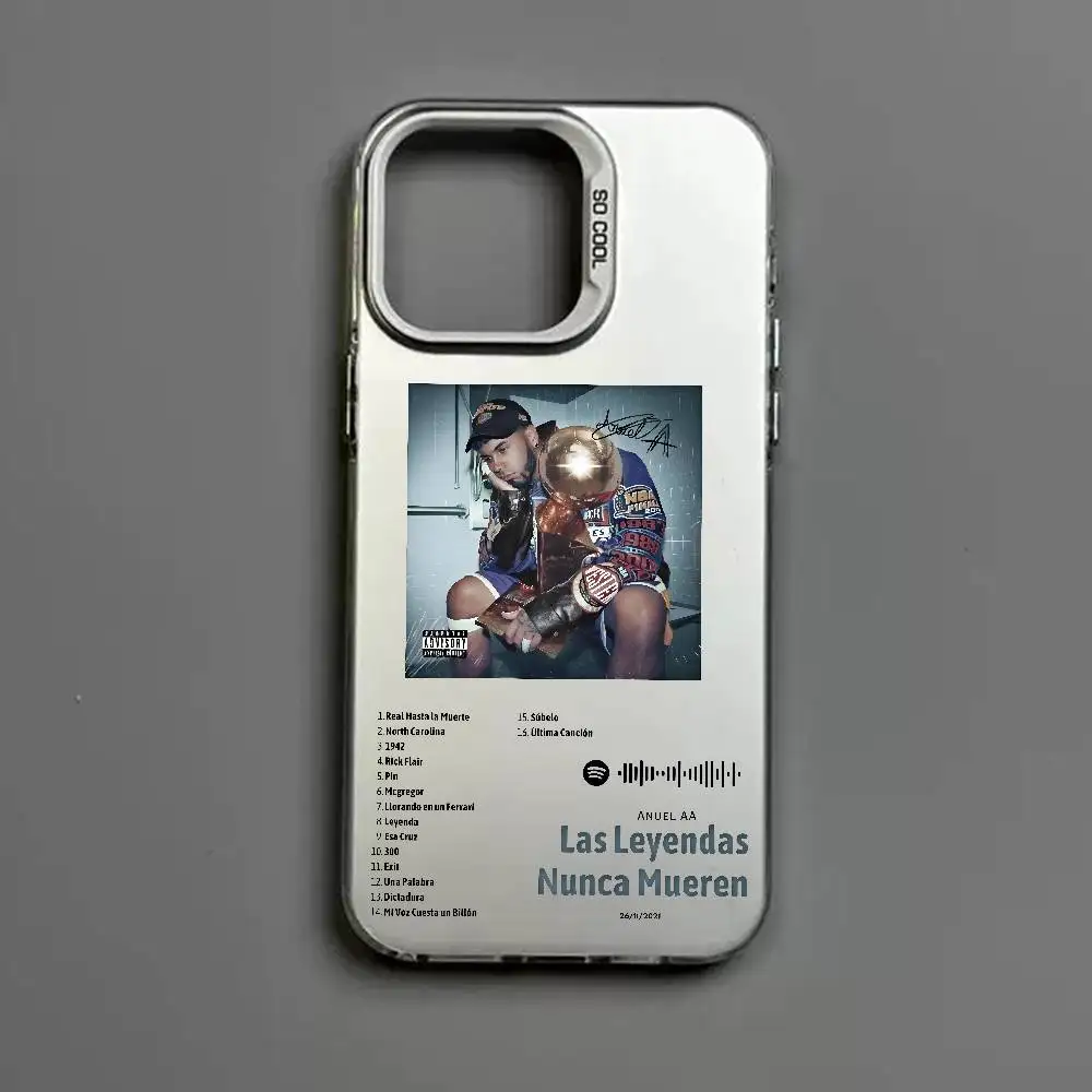 เคสโทรศัพท์ Anuel AA แร็ปเปอร์ สำหรับ iPhone 17 16 15 14 13 12 11 Pro MAX แบบด้าน กันกระแทก ป้องกันการตก