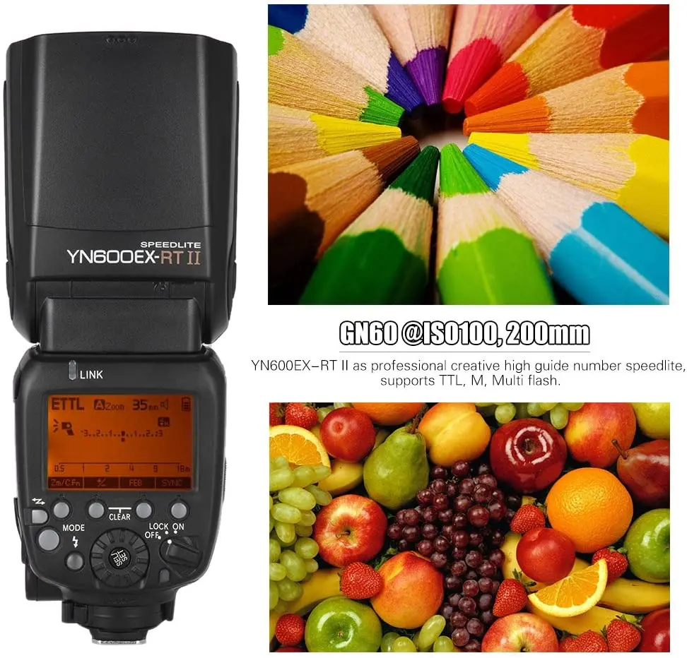 YONGNUO-TTL HSS Flash Speedlite, YN-E3-RT Controlador para Canon 6D, 5D Mark II, IV, 1DX, Mark III, EOS R5, Auto