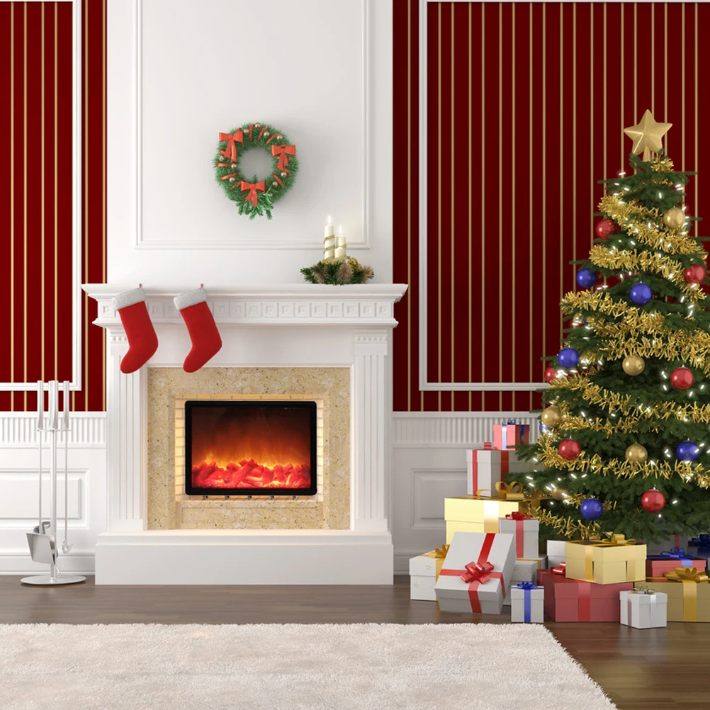 Lámparas de llama LED navideñas, lámparas de luz de chimenea simuladas, luz con efecto de llama para mesa interior y exterior, ventana y terraza