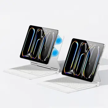 適用於 iPad Pro 11/12.9 吋 M4(2024/6/5/4/3/2022/2021/2020/2018/M2)、iPad Air 4/5(10.9/10)的妙控鍵盤無線智慧保護套 5 最佳銷售 iPad Air 1 - №5