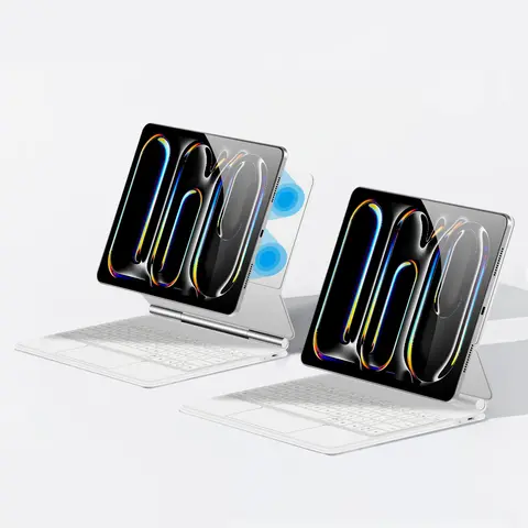 Magic Keyboard för iPad Pro 11 12.9 M4 2024 6:e 5:e 4:e 3:e 2022 2021 2020 2018 M2 Air 4 5 10.9 10:e trådlöst smart fodral 10 best sales iPad Pro-tangentbord - №5