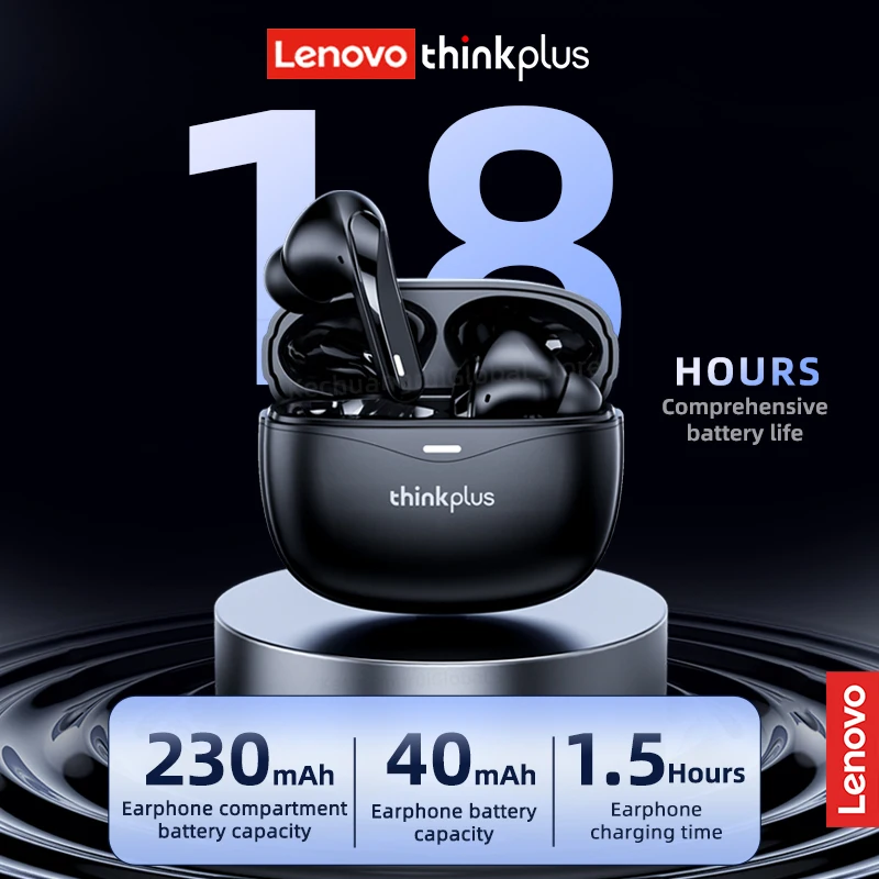 Lenovo XT52 Bluetooth 5.4 Earphones TWS Hifi Stereo Wireless Headphones Gamer Headset Noise Reduction Sports Earbuds 2025 New