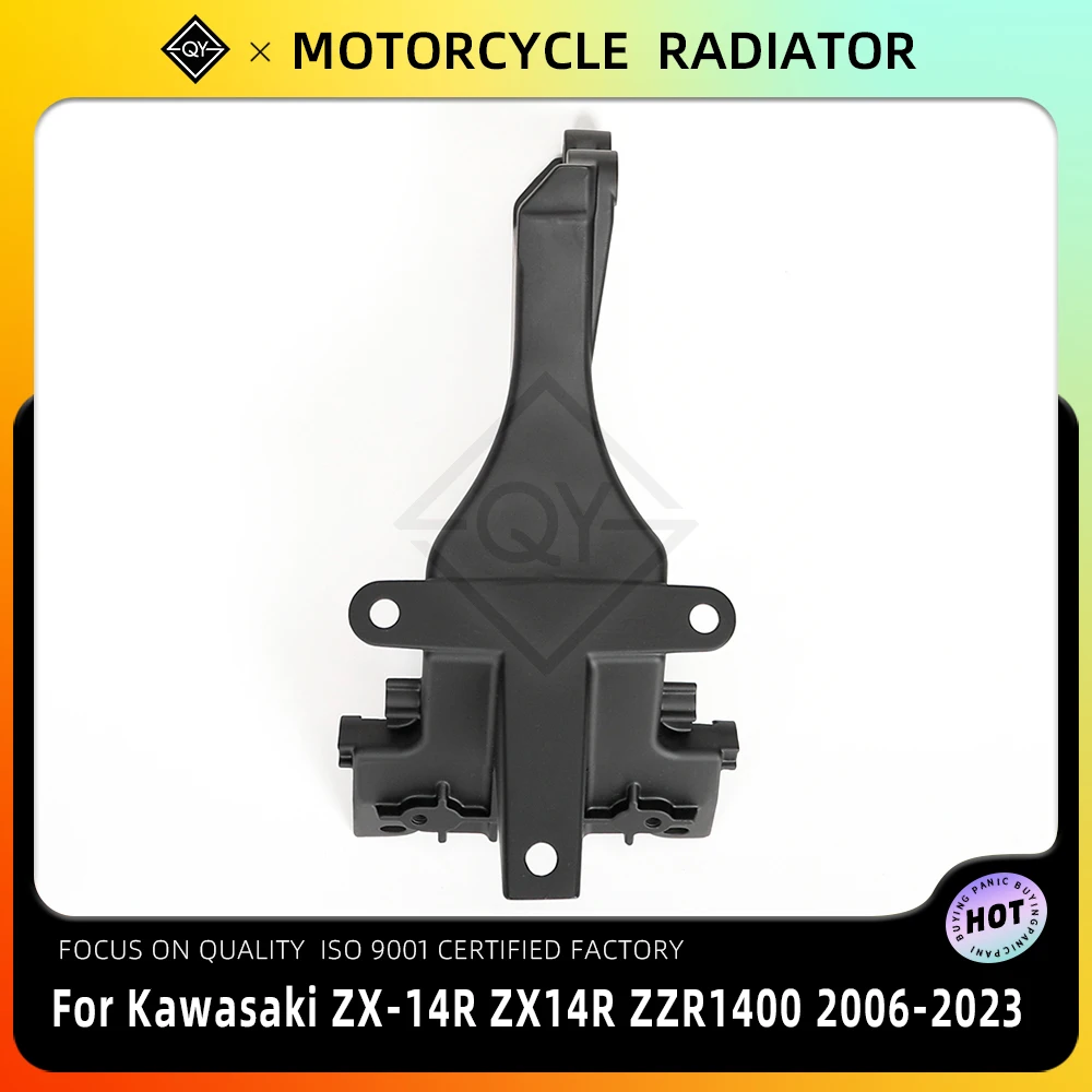

LQYL Motorcycle Black Front Headlight Upper Stay Fairing Cowl Bracket For KAWASAKI ZZR1400 ZX14R 2006-2023 2022 2021 2020 2019