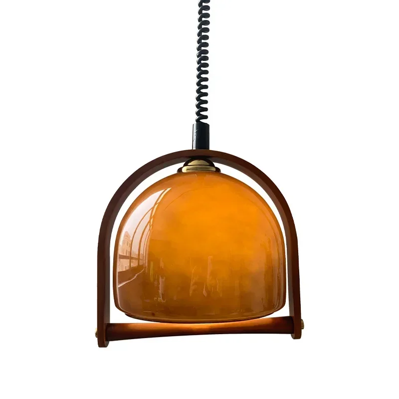 Restaurant new Bauhaus retractable light American retro creative bedroom light
