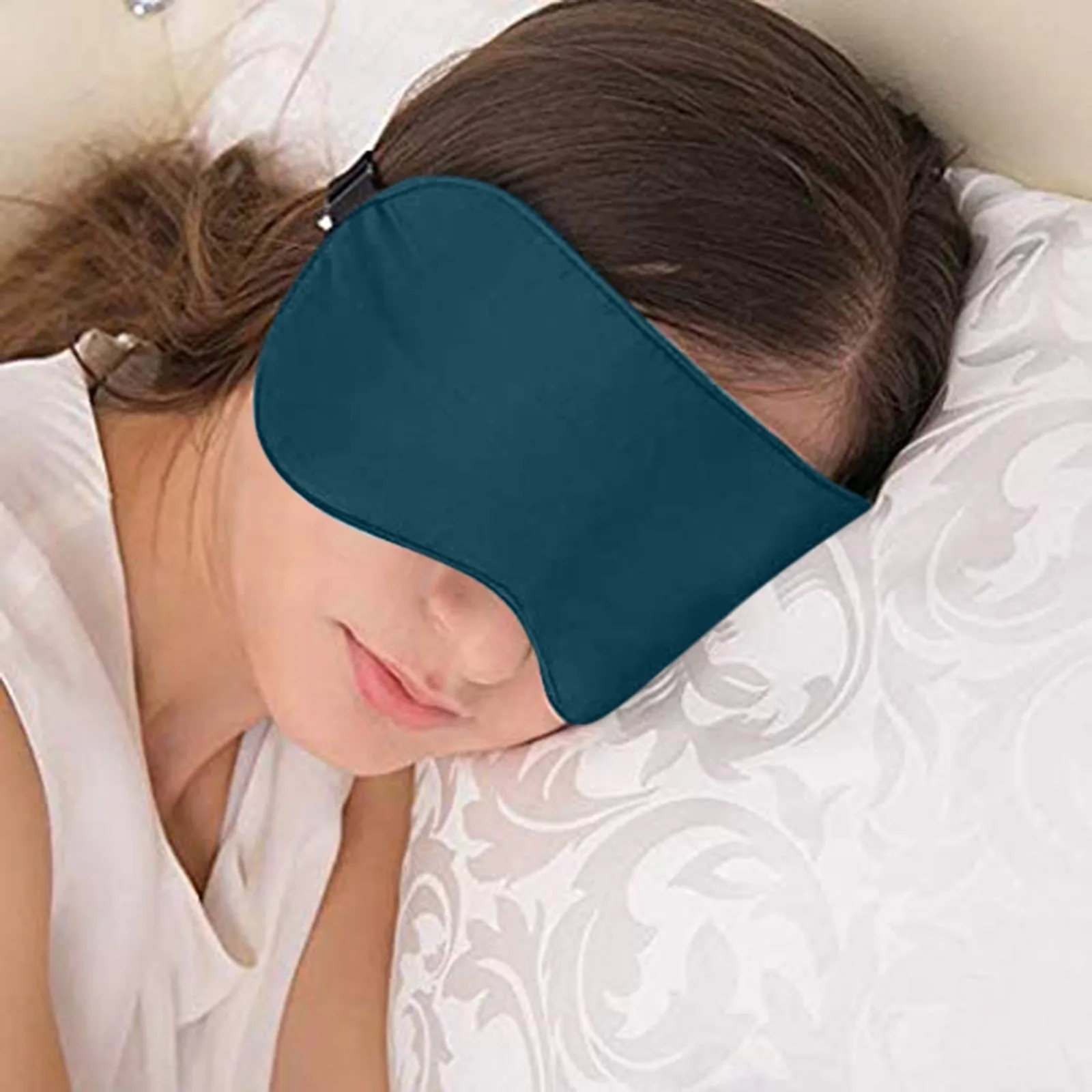 Imitated Silk Eye Patch Shading Sleep Eye Mask Eyepatch Travel Relax Cover Eyeshade Health Sleeping Shield Eye Care Tools