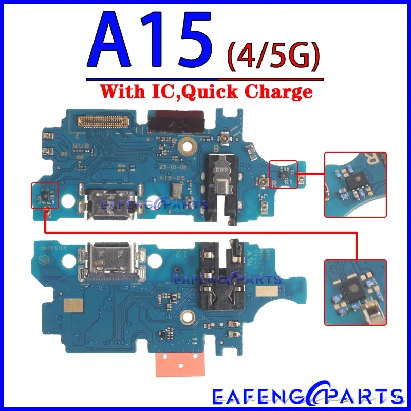 Usb Dock Charger Port for Samsung Galaxy A04 A04E A04S A14 A24 A34 A54 A05 A05S A15 A25 A35 A55 4G 5G Charging Board Module