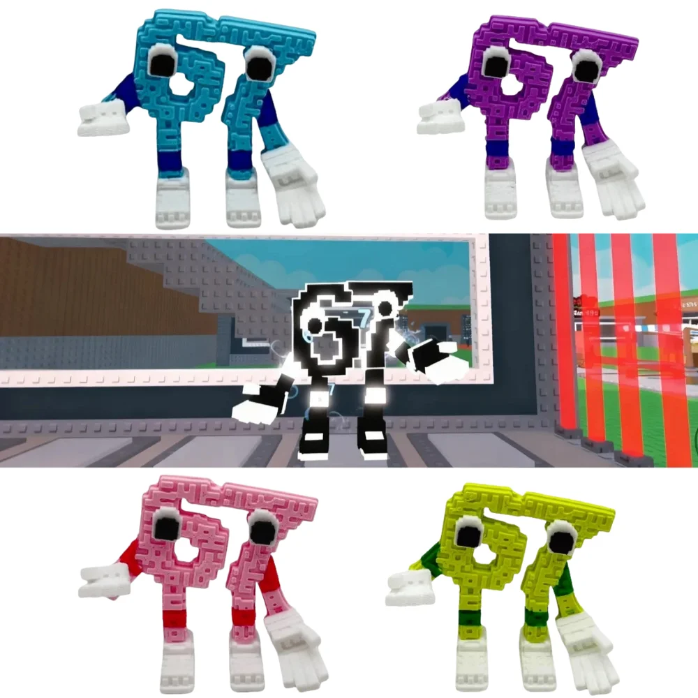 Juguetes calientes con estampado 3D de 67 figura de Brainrot, accesorios de decoración del hogar de escritorio para coche en miniatura, juguetes para niños, gran regalo, decoración para sala de estar