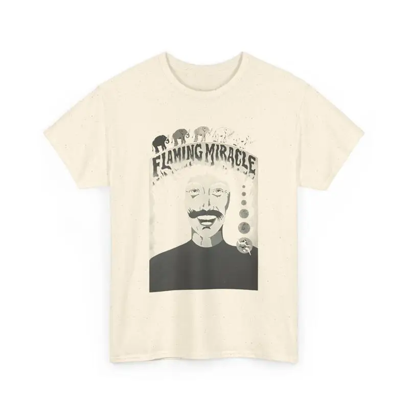 تي شيرت Doug Henning's World of Magic Flaming معجزة ملصق استنساخ