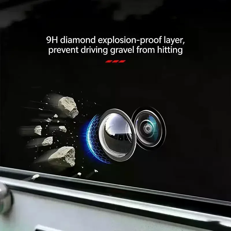 Car Rear Camera Lens Protector Universal Use 2 or 2/10 PCS Set Anti Glare Dustproof Waterproof Accessory for Driving
