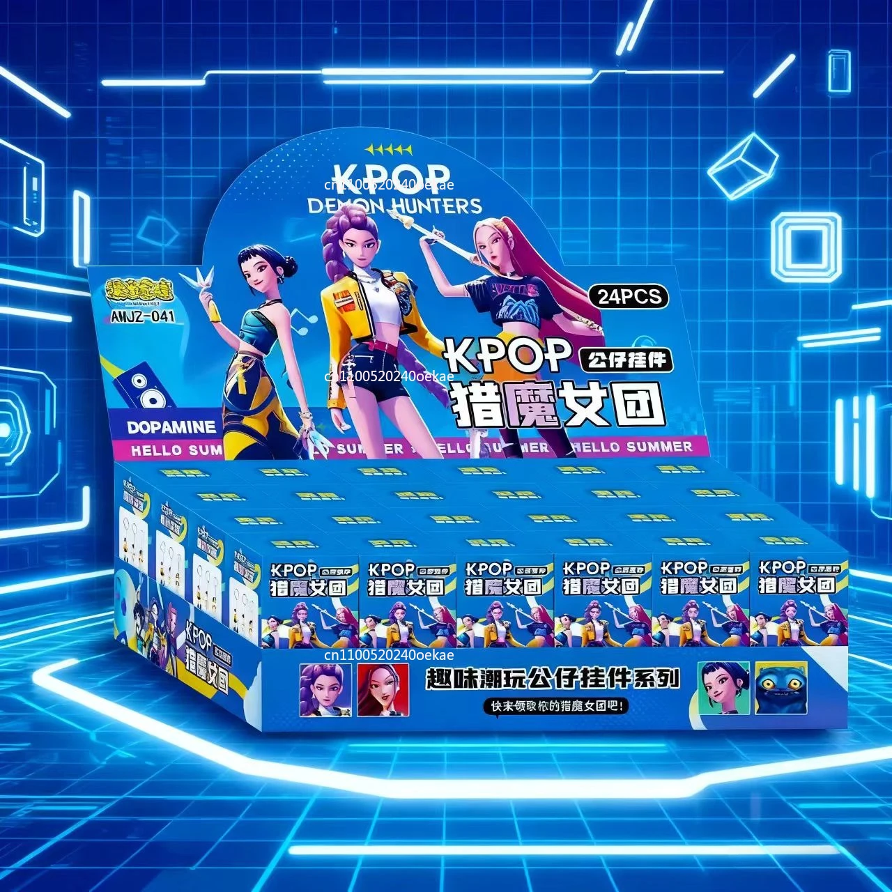 2025 Nuovo 24 Pz Casuale Cieco Scatola Anime KPop Demon Hunters Ragazza Gruppo RUMI MIRA ZOEY Figura Azione Modelli In Pvc Giocattolo Ornamenti Regali