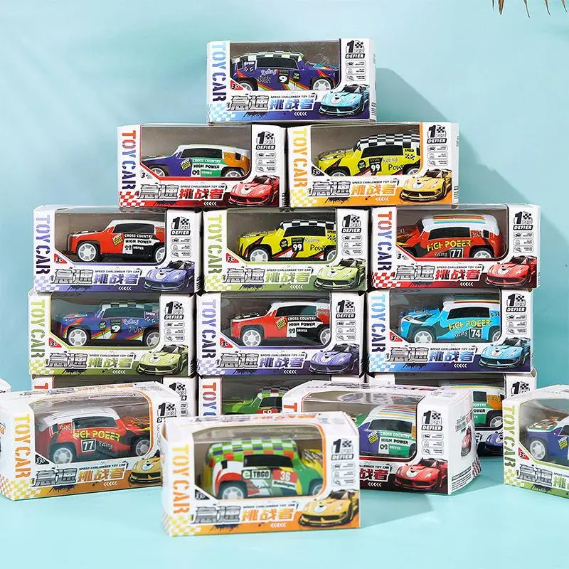 5Pcs Mini Alloy Diecast Car Set Pull Back Racing Vehicles Assorted Colors Boys Girls Birthday Party Return Gift Collectible Toy