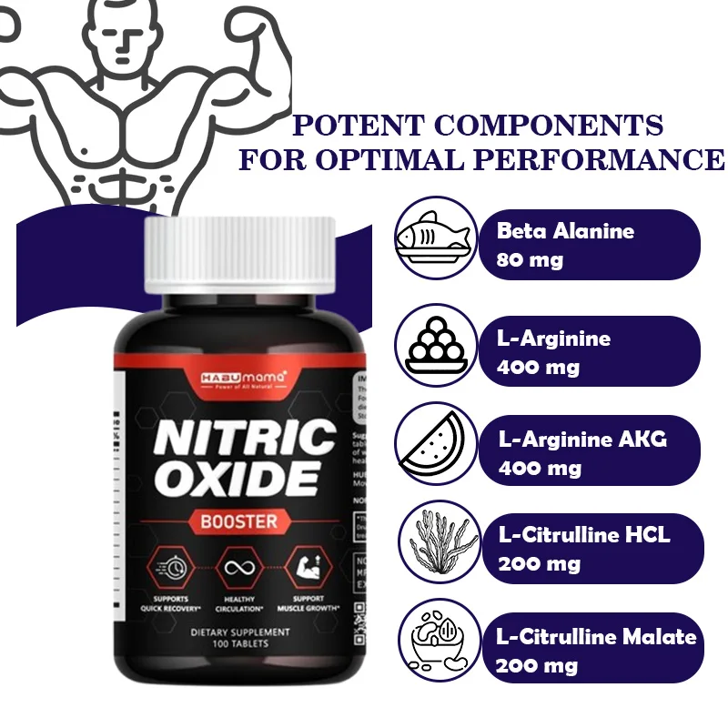 Nitric Oxide Supplements-Increase Energy, Enhance Performance for Workouts, Boost Endurance, Increase Libido