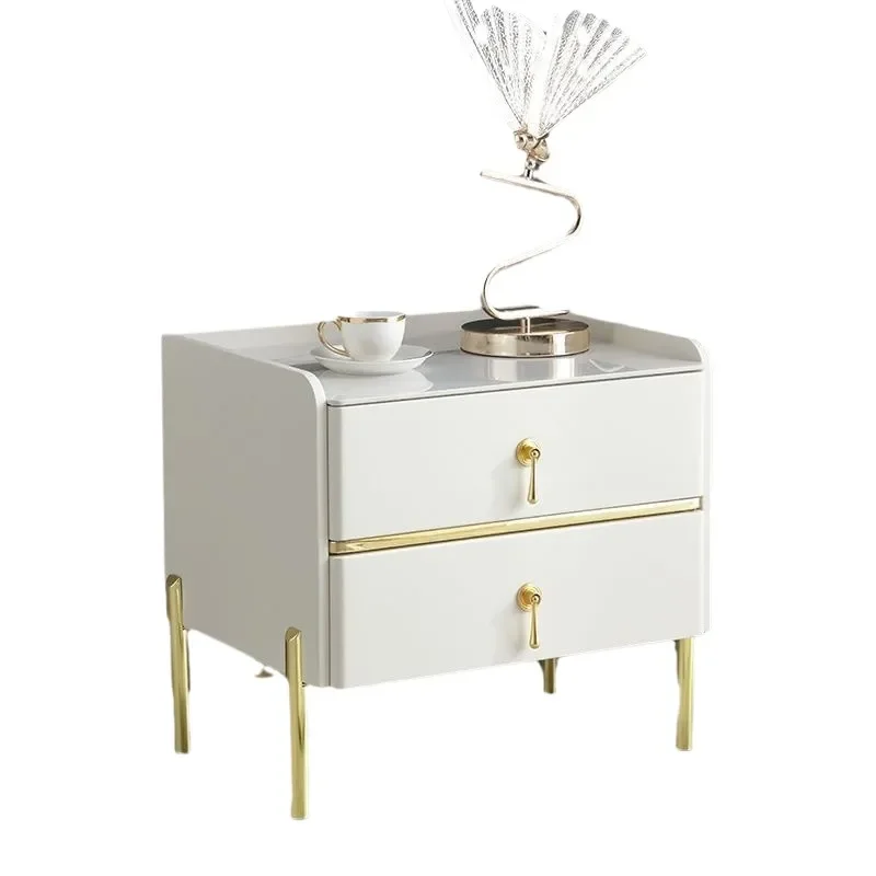 table-de-chevet-nordique-en-bois-massif-avec-plateau-en-marbre-table-d'appoint-moderne-et-luxueuse-pour-chambre-a-coucher-table-de-rangement-simple-pour-la-decoration-interieure