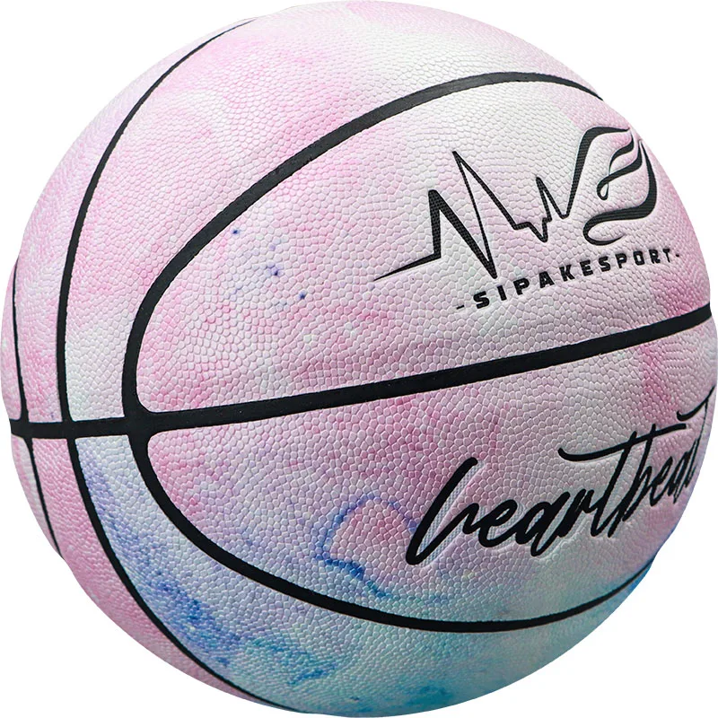 SIPAKE 농구 사이즈 7 청소년 소녀 내마모성 부드러운 가죽 미끄럼 방지, 실내 및 실외 표준 경기 농구