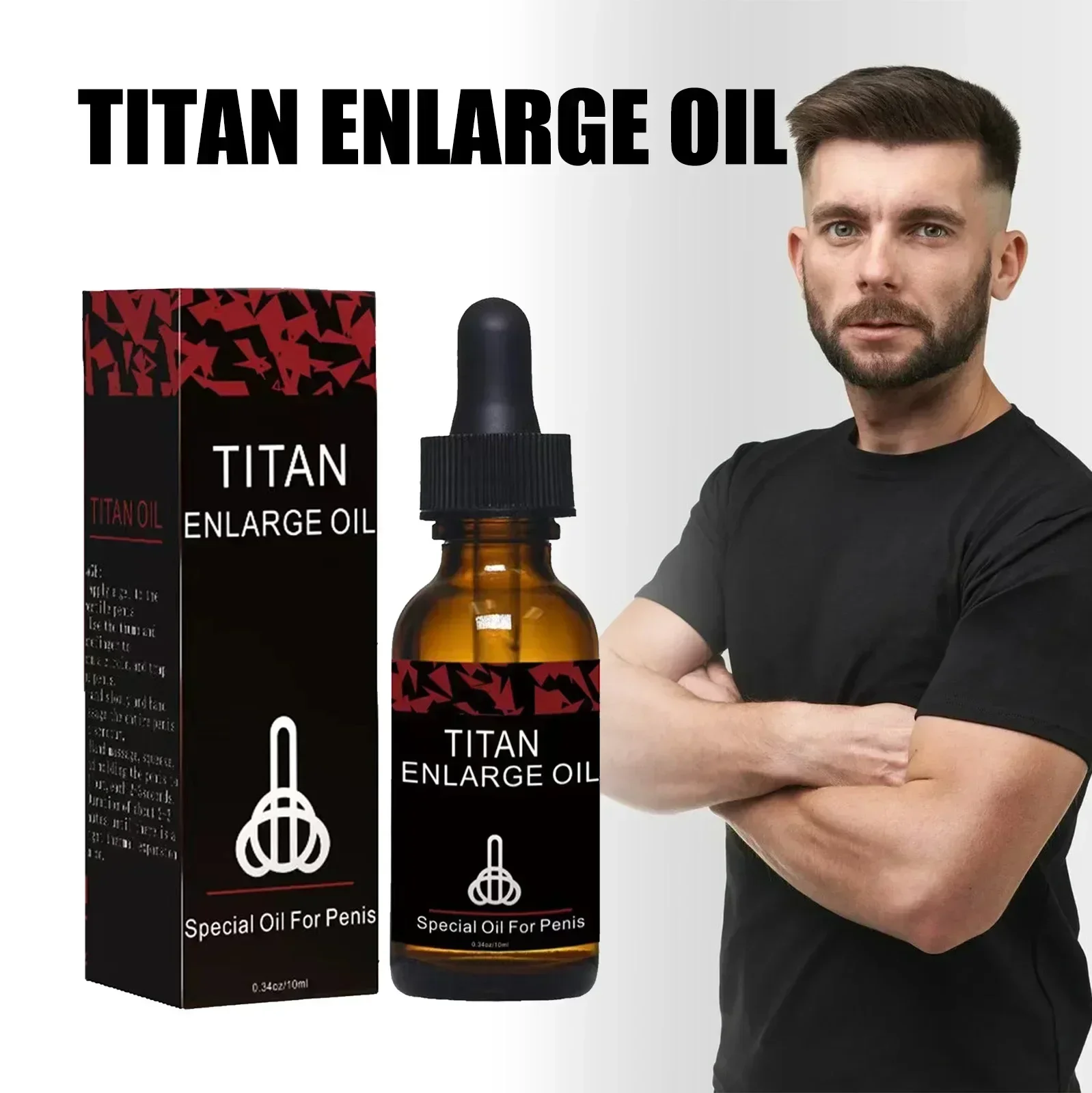 Óleo externo do alargamento do pénis para a ejaculação durável, anti prematura, pulverizador masculino, 60 minutos